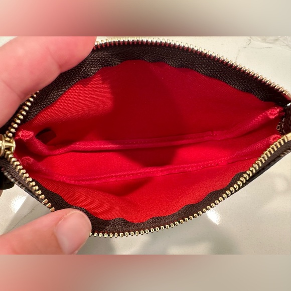 Louis Vuitton Mini Pochette Accessories in Damier Ebene - Picture 5 of 17